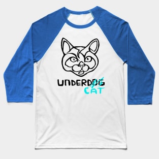 Undercat Vs Underdog, Funny Cat Joke Baseball T-Shirt